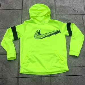 Nike boys sweatshirt neon yellow hoodie